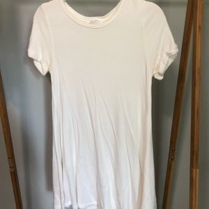 white t-shirt dress